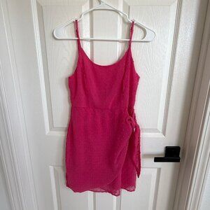 Sz XS Lulus hot pink short dress